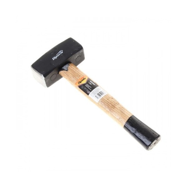 Кувалда, 2000 г, кованая головка, деревянная двухцветная рукоятка// SPARTA