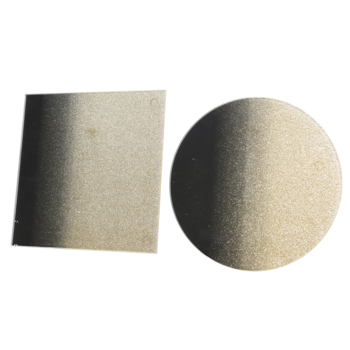 Подсвечник -тарелка декоративный Kaemingk золото, 2 вида в ассортименте 640101