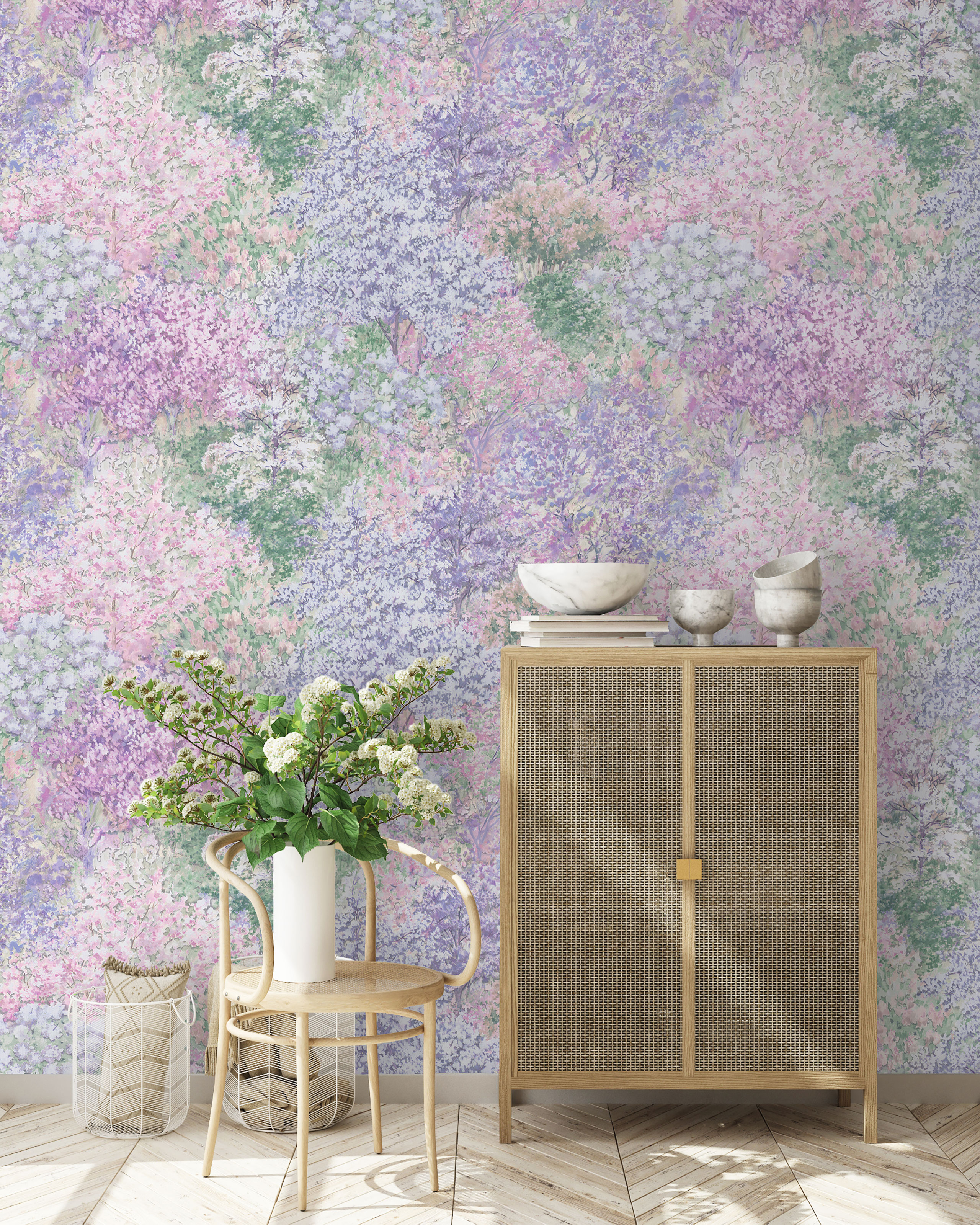 Обои Euro Decor Giverny 9301-13 (10,05*1,06)(6) винил горячего тиснения на флизелине