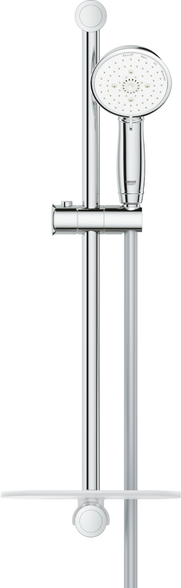 Душевая гарнитура  Grohe 27609001 New Tempesta Rustic 100, ручной душ, штанга 600 мм, шланг 1750 мм, Душевая гарнитура  Grohe 27609001 New Tempesta Rustic 100, ручной душ, штанга 600 мм, шланг 1750 мм,