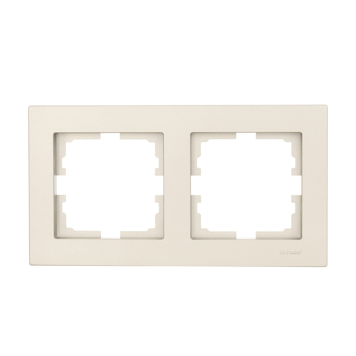 Рамка VESNA 742-3700-147 2-ая горизантальная титан