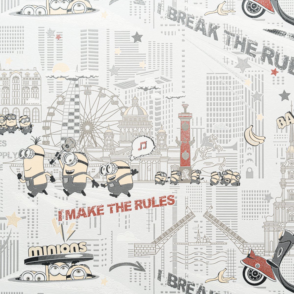 Обои 20187-01 Артекс Миньоны (10,05*1,06)(9) винил на флизелиновой основе