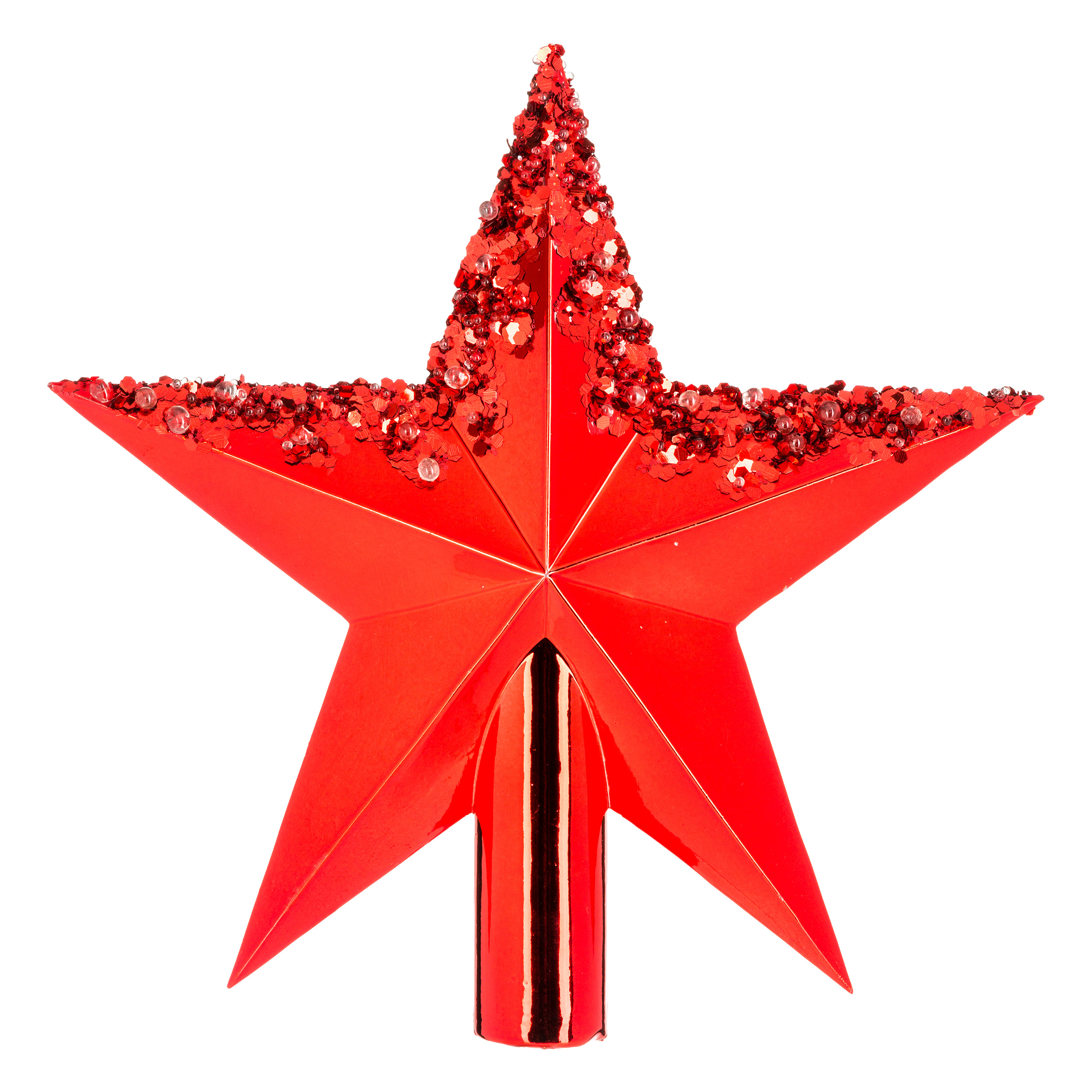Верхушка не елку Feeric Звезда красная 22 см 184434