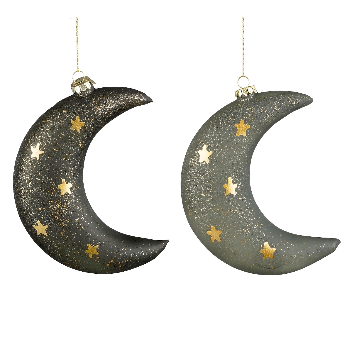 Украшение подвесное House of seasons Луна со звездами 16,5х12,5х4 см 2 вида в ассорт.1143154