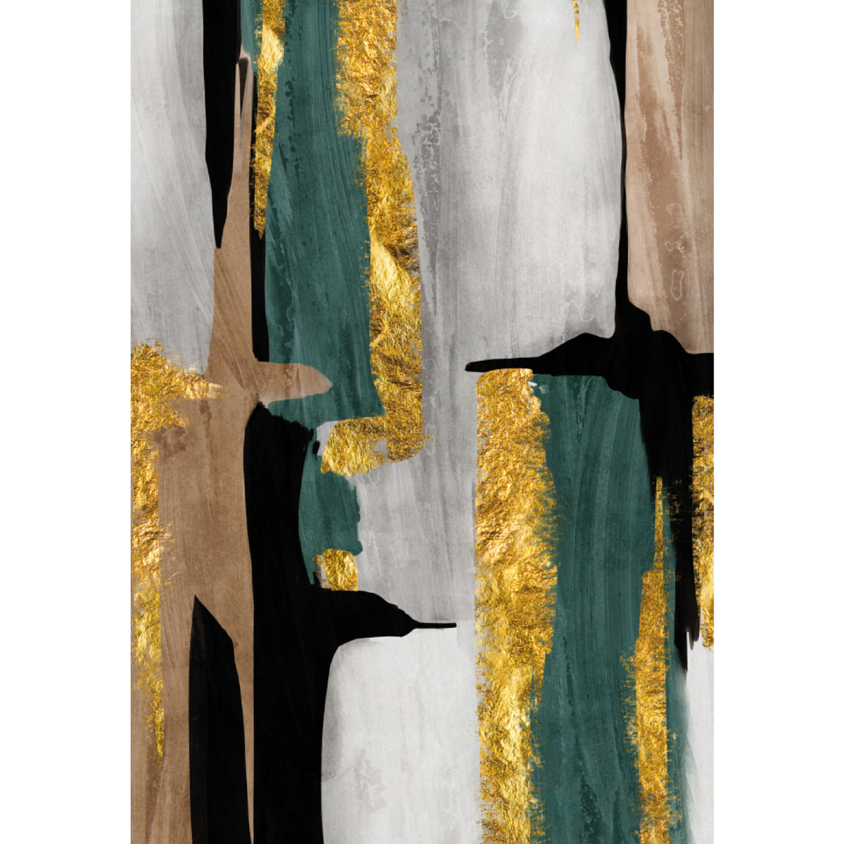 Канвас IDEA Золотая абстракция 1 70х105 см CT7-07