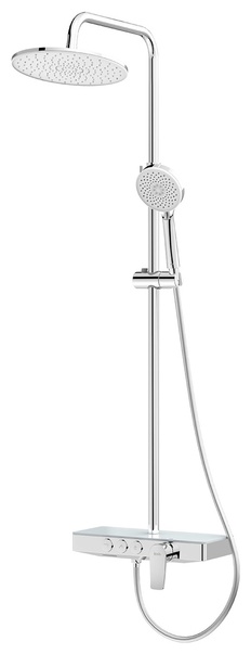 Смеситель в/д с верхним душем, Shelfy, IDDIS, SHESB3Bi06