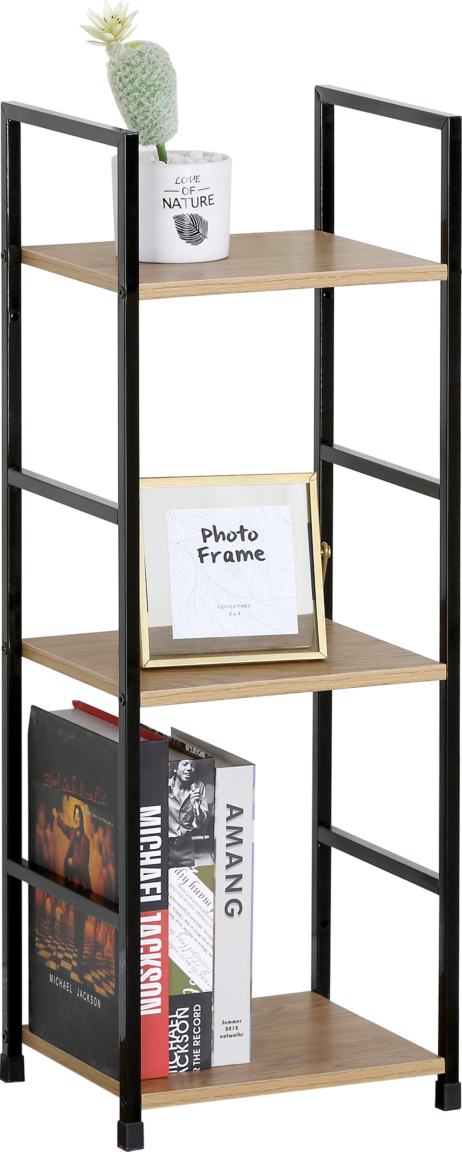 Стеллаж металлический GDX в стиле Лофт 3 полки 29х23,5х80 см CN