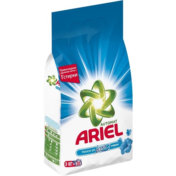 Порошок стиральный Ariel 3кг воздушная свежесть Automat