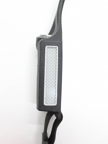 Фонарь налобный светодиодный COB на гибкой резиновой основе с боковым фонариком 6500 К 2 уровня ярко