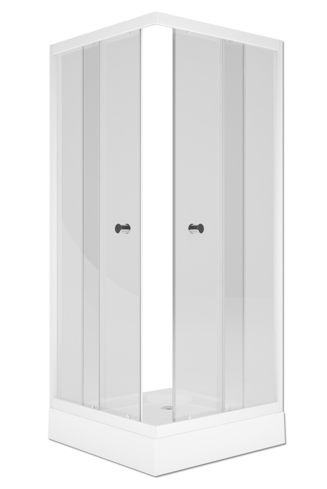 Душевая кабина МетаКам Классик КВАДРАТ   800*800*1910 стекло прозрачное арт.UNIN800