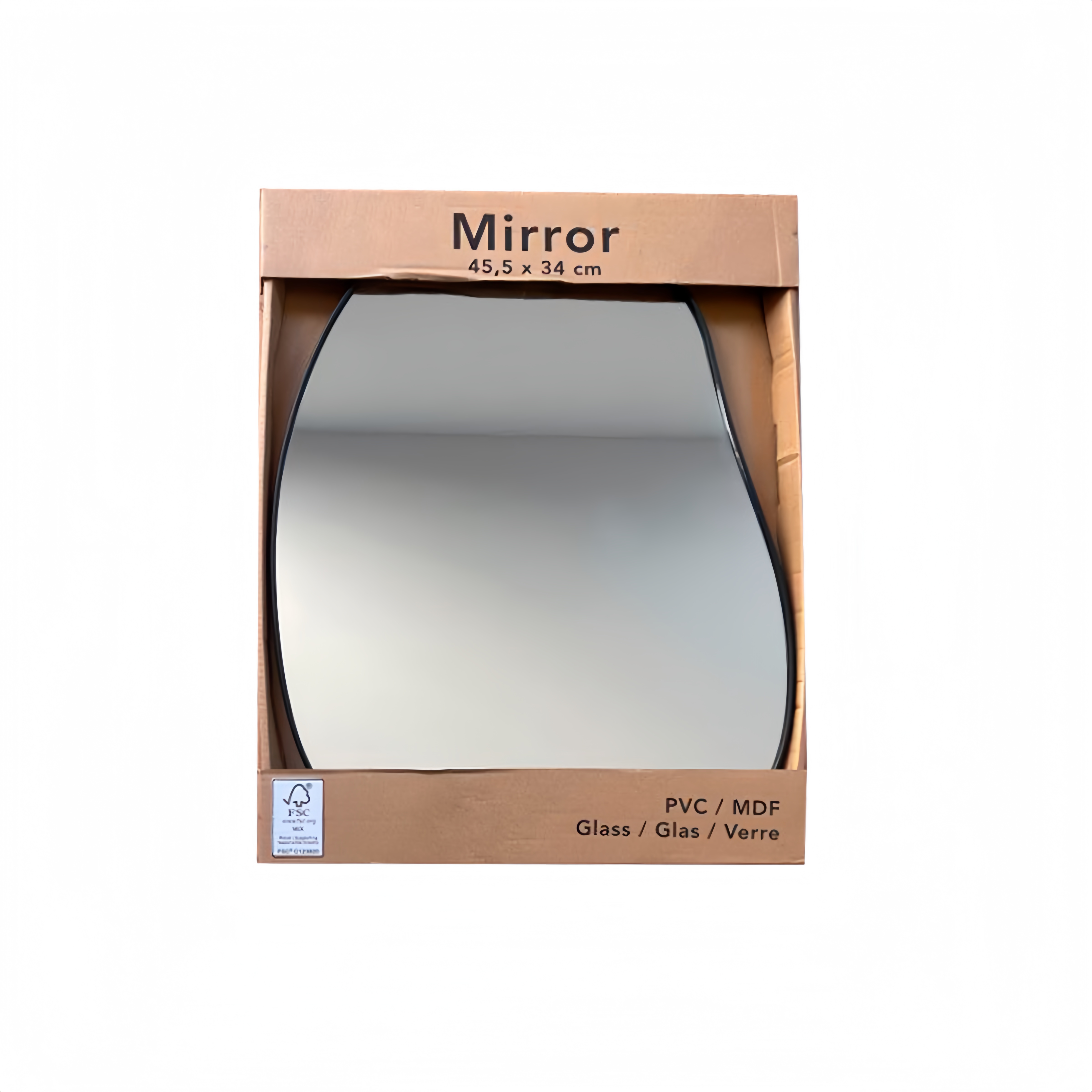 Зеркало настенное 47х35 см 3 вида в ассортименте HZ1965325 К