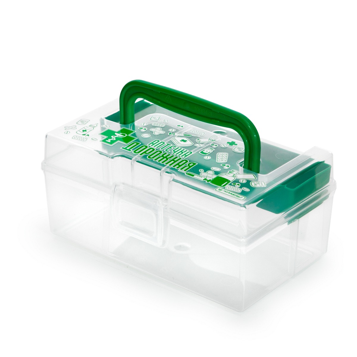 Контейнер POLIMERBYT Аптечка дорожная 0,8л 170*108*78 С30903