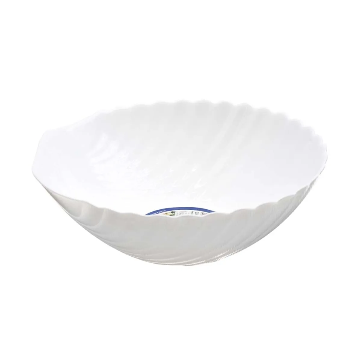 Салатник DH Ракушка 20,5х7 см опаловое стекло белый LBKW80