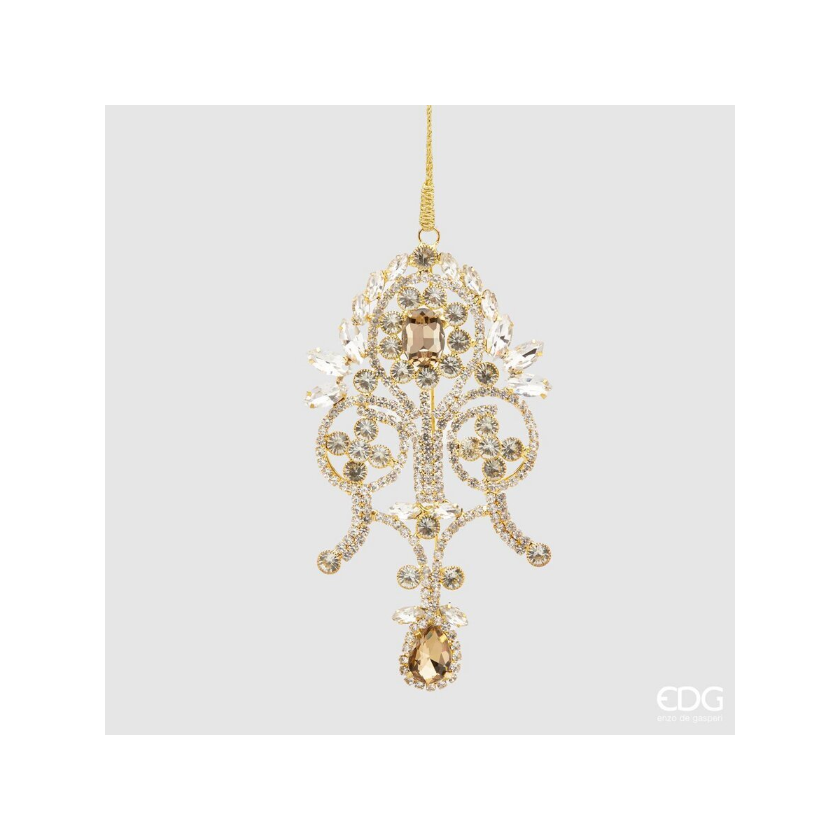 Украшение подвесное EDG Узор 13 см золото 685889.470
