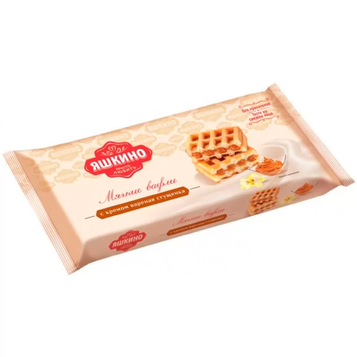 Вафли Яшкино мягкие с варёной сгущёнкой 120 г