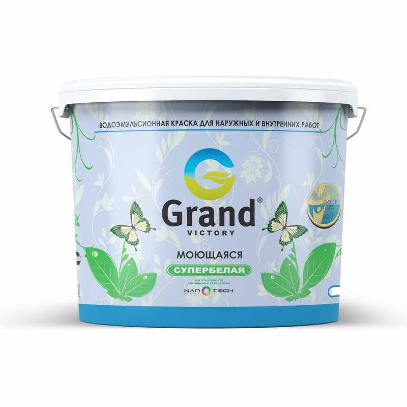 Краска "Grand Victory",  для вн. и наруж. работ "Моющаяся 201" 25кг Краска "Grand Victory",  для вн. и наруж. работ "Моющаяся 201" 25кг