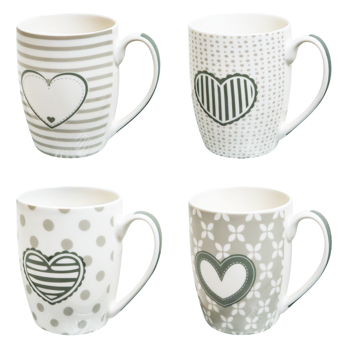 Кружка Heart 350 мл 4 диз в ассортименте SDM001-3979 PRC