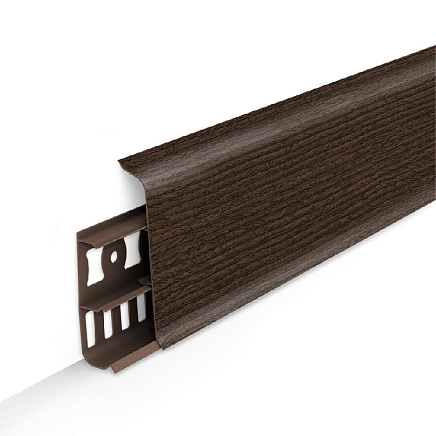 Плинтус напольный 70мм 2,2м "Деконика", 301 Венге