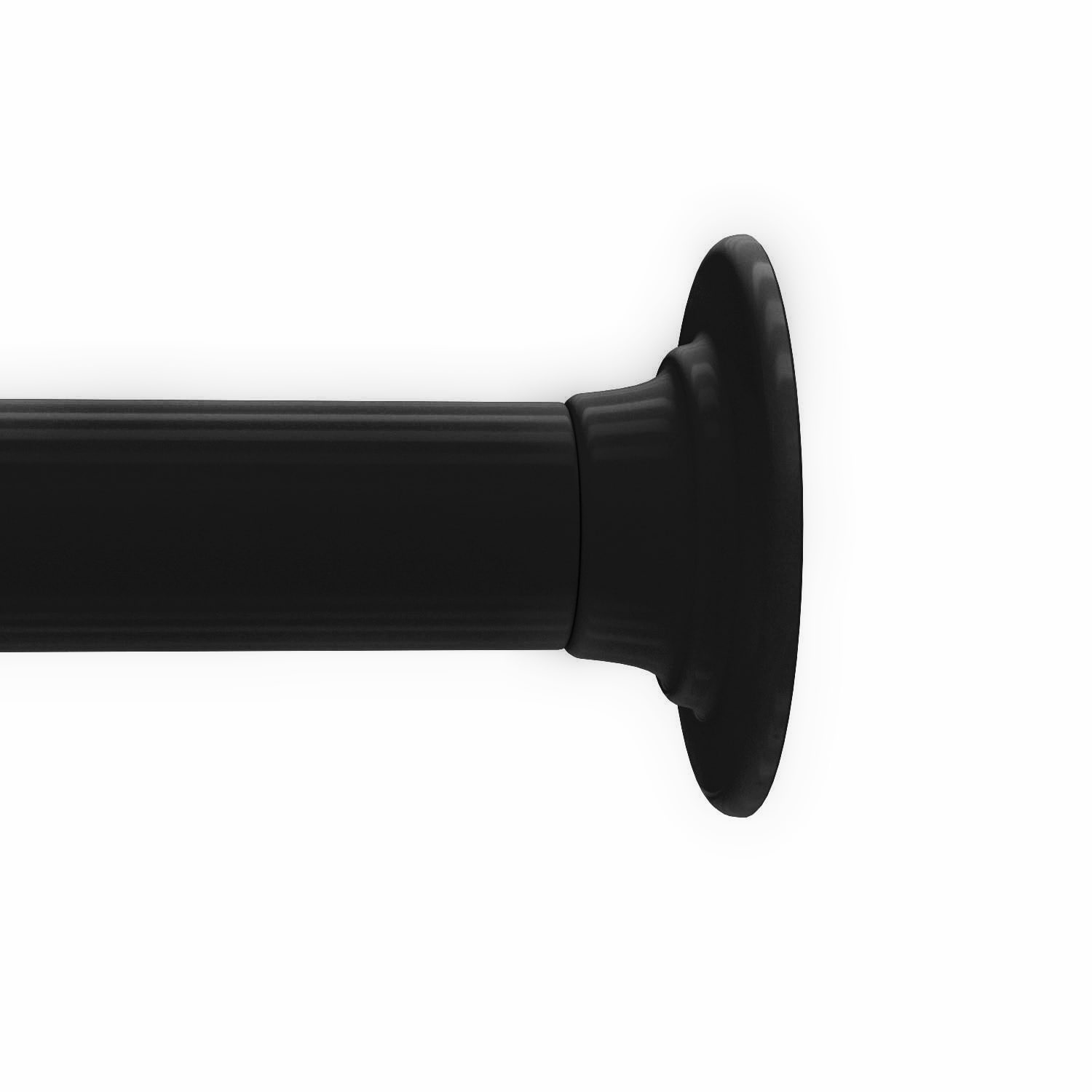 Карниз для ванной комнаты угловой IDDIS 90-180 см черный 060A200i14