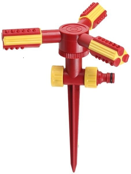 Распылитель GRINDA круговой 3-х лопастной регулируемый на пике