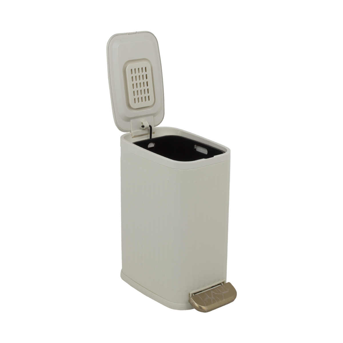 Ведро для мусора с педалью 5 л FH беж A05-D8-5L-EMW