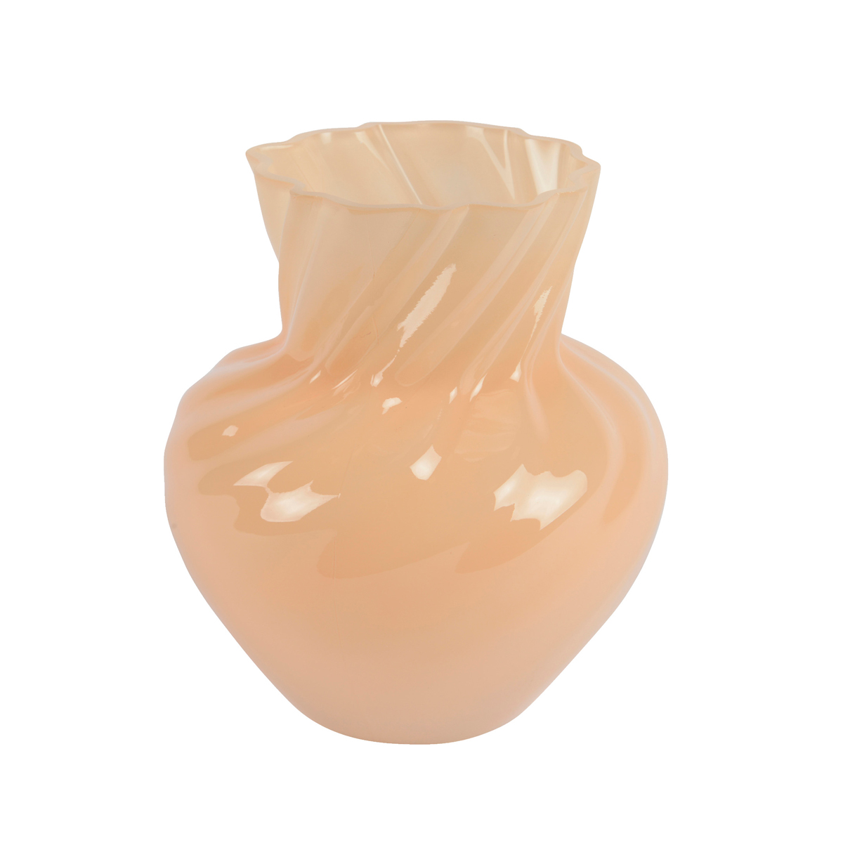 Ваза стекло Spring in Bloom персиковая 830806 Kmg