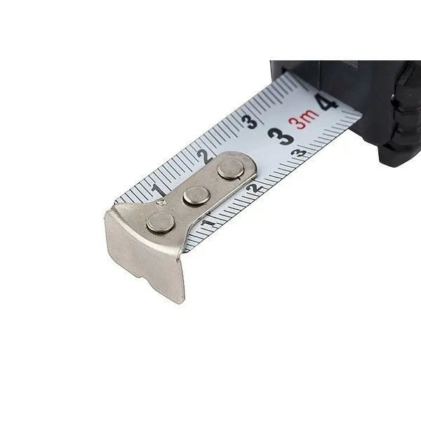 Рулетка Black, 3 м х 16 мм, обрезиненный корпус// MATRIX