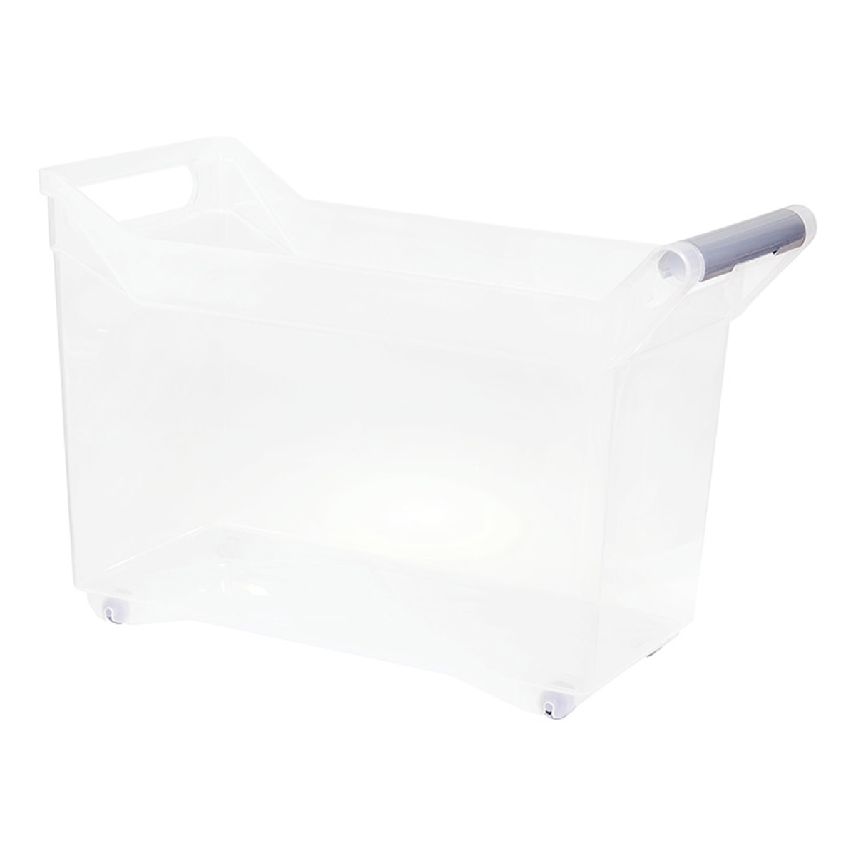 Органайзер с ручкой IDEA на колесах 10,5л Прозрачный М 1622