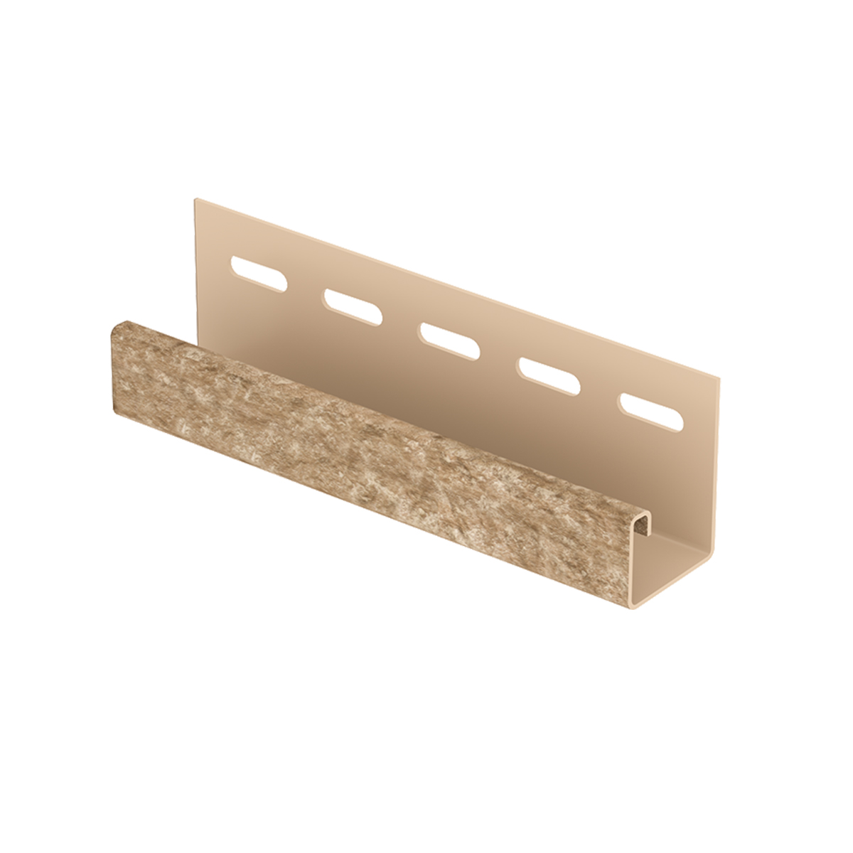 J-планка (ПВХ).0044.Н., кварцит темно-бежевый J-планка (ПВХ).0044.Н., кварцит темно-бежевый