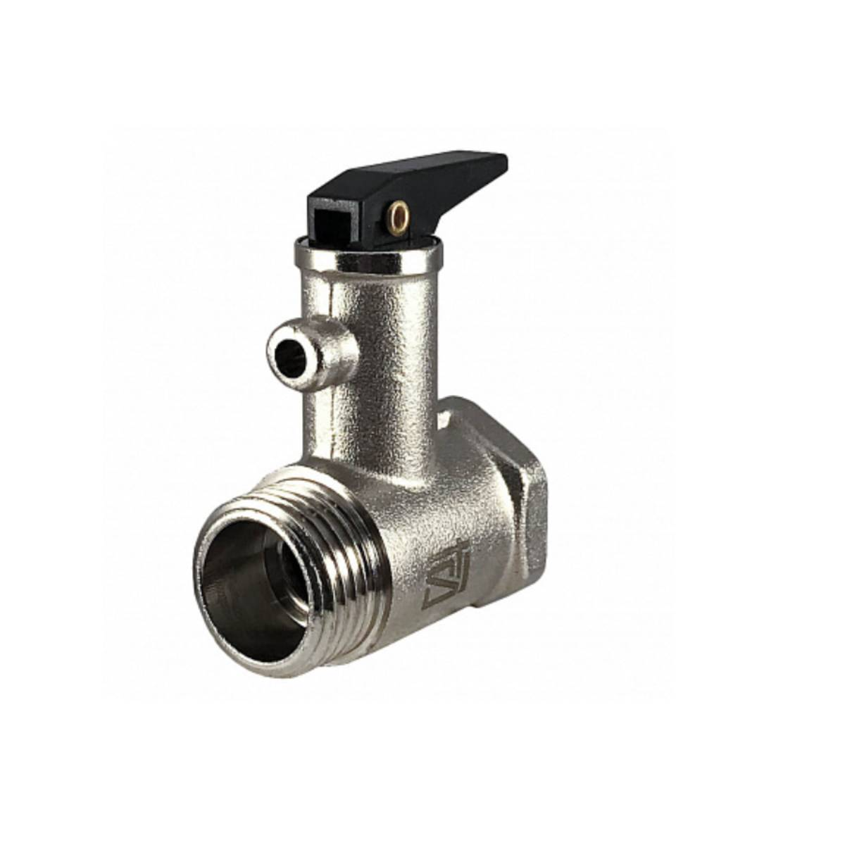 Клапан предохранительный 15 (1/2 ) для бойлера с ручкой спуска STI арт.60873