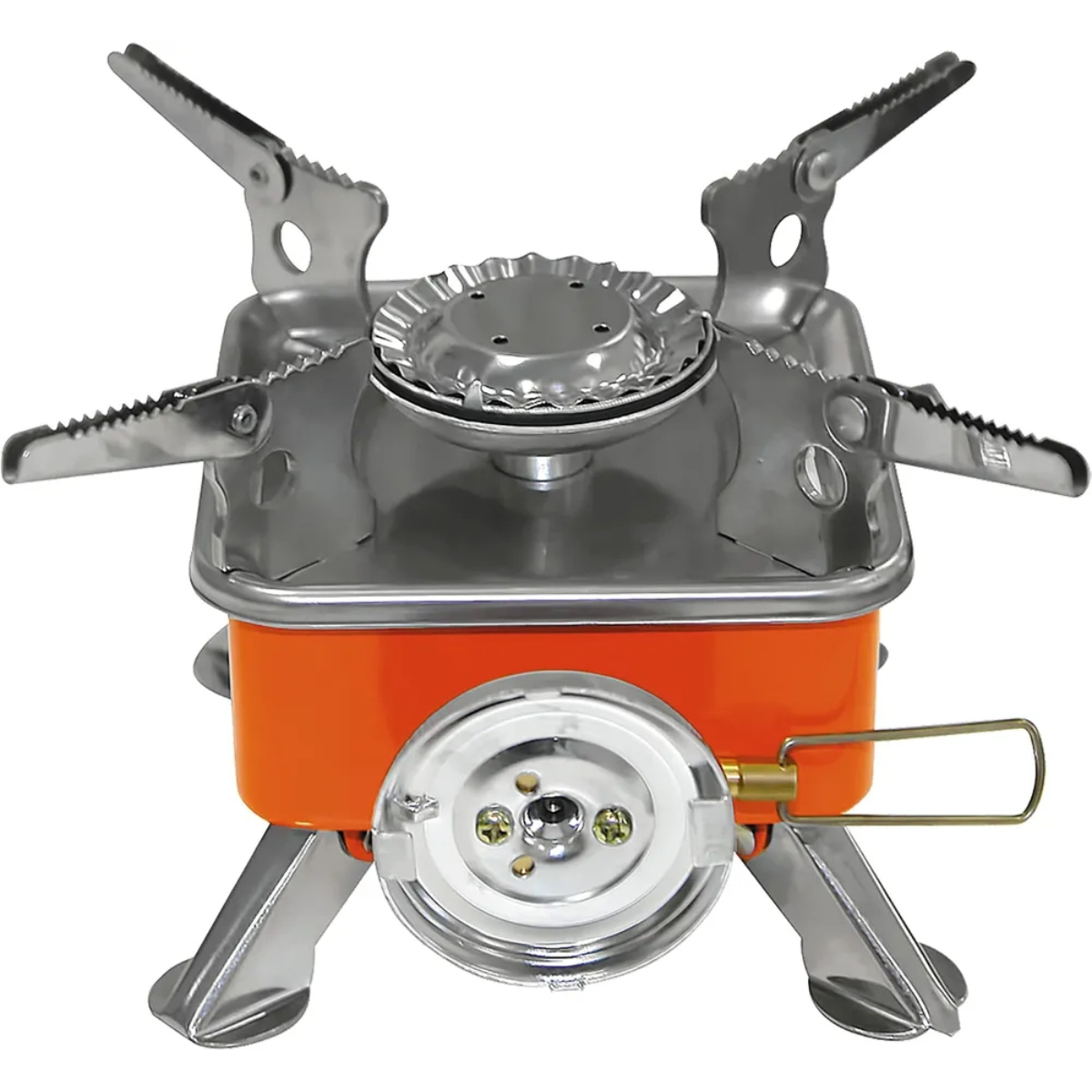 Плитка газовая Campsor портативная, резбовая с пьезоподжигом, переходником на цангу M103 CN