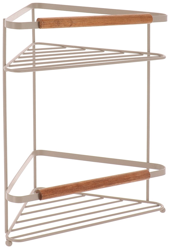 Полка для ванной комнаты Tendance 2 яруснная беж акация 91087161