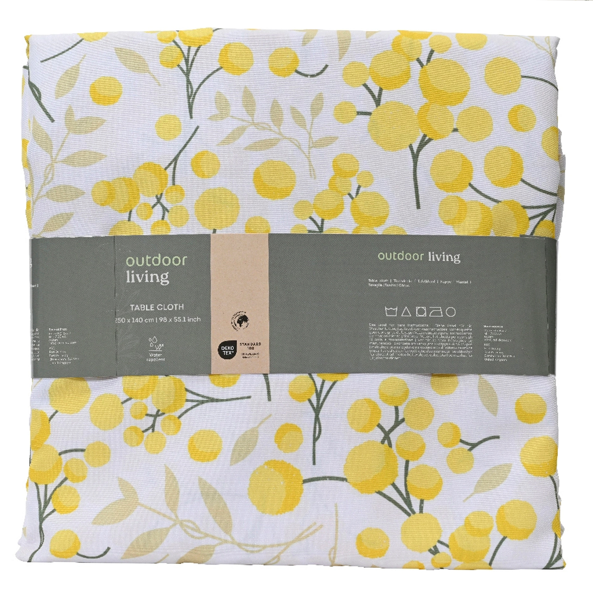 Скатерть Мимозы Spring in Bloom 250х140 см 833313 Kmg