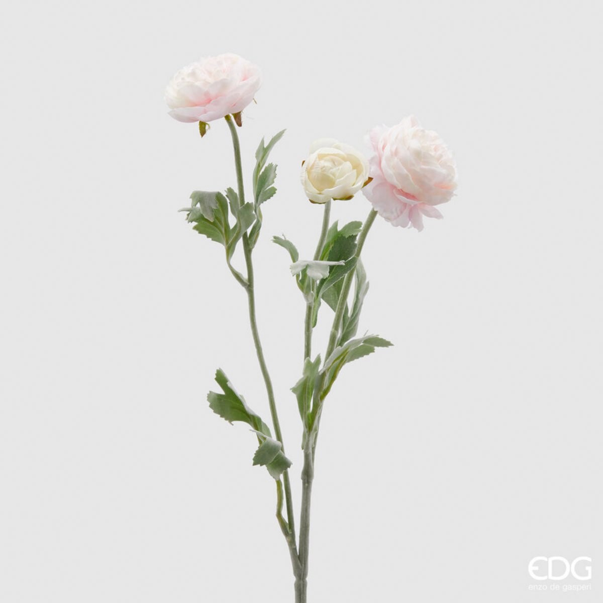 Ветка искуственная EDG Ранункулюс светло-розовый 50 см 2100113A551 Ветка искуственная EDG Ранункулюс светло-розовый 50 см 2100113A551