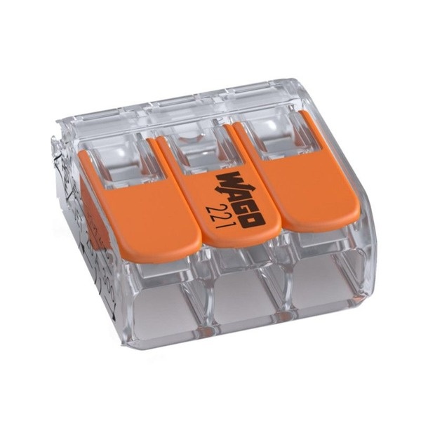 Клеммы 221-413 (0,2-4мм) WAGO (989-100-1436)