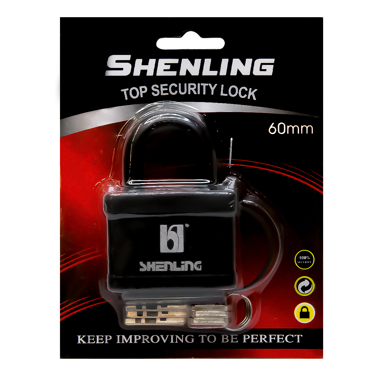 Замок SHENLING навесной всепогодный 60мм