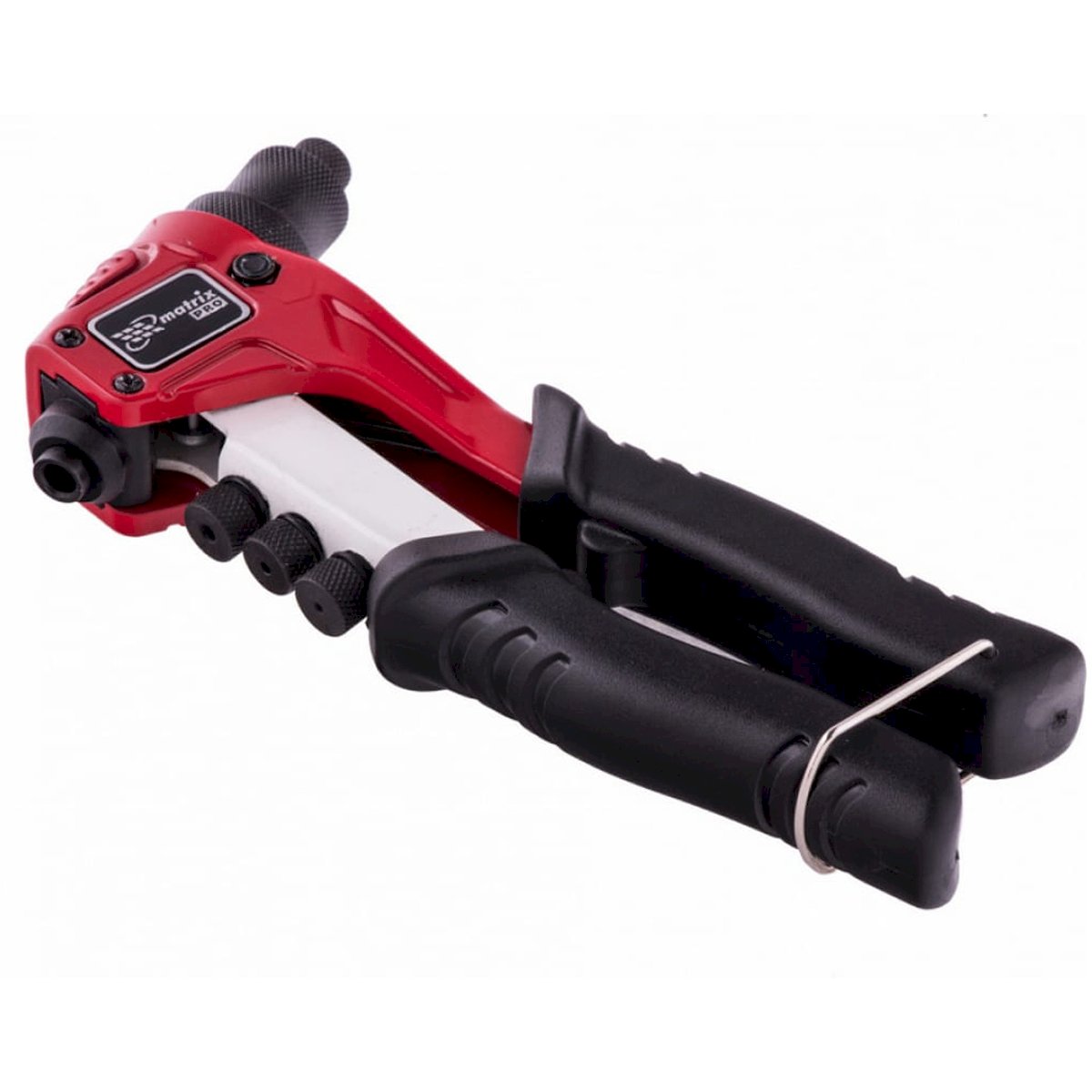 Заклепочник ручной, литой, 200 мм, заклепки 2,4-3,2-4,0-4,8 мм, PRO// Matrix