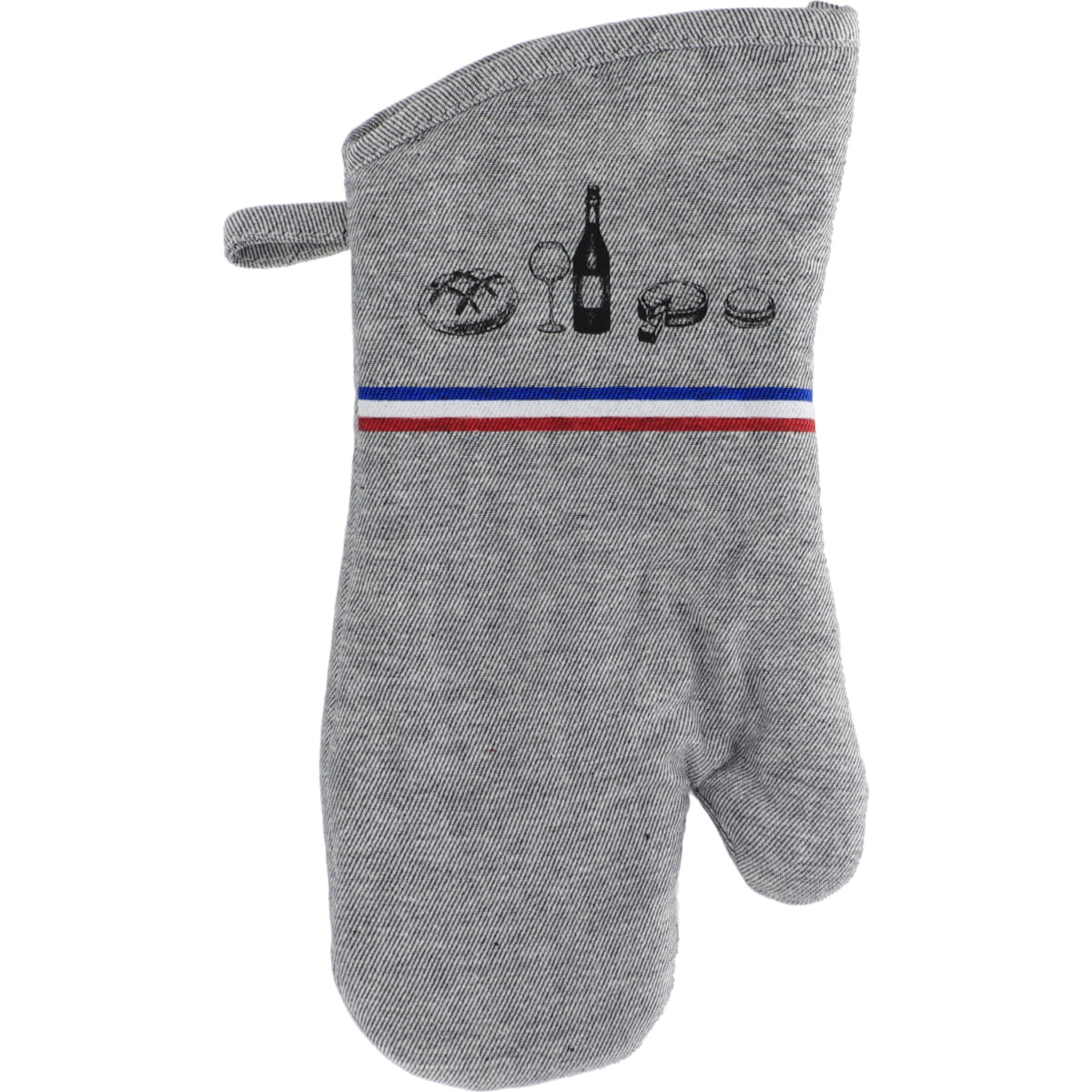 Рукавица FRANCE 18х28 см хлопок серый 4250593