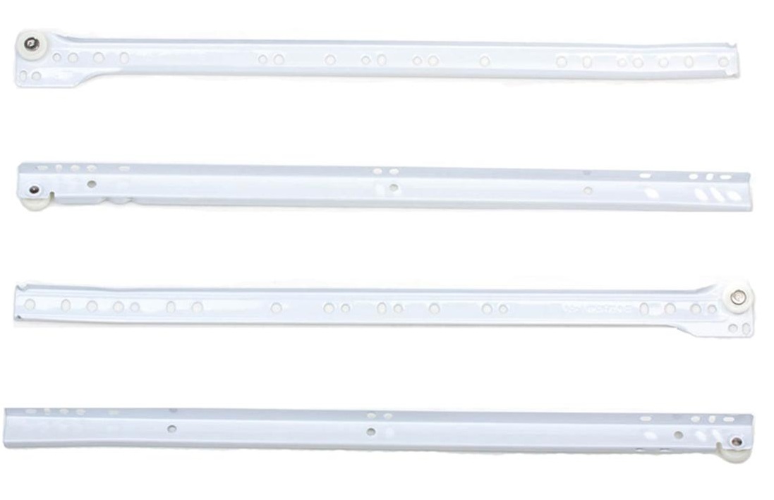 Направляющие роликовые 500х1,1мм белые