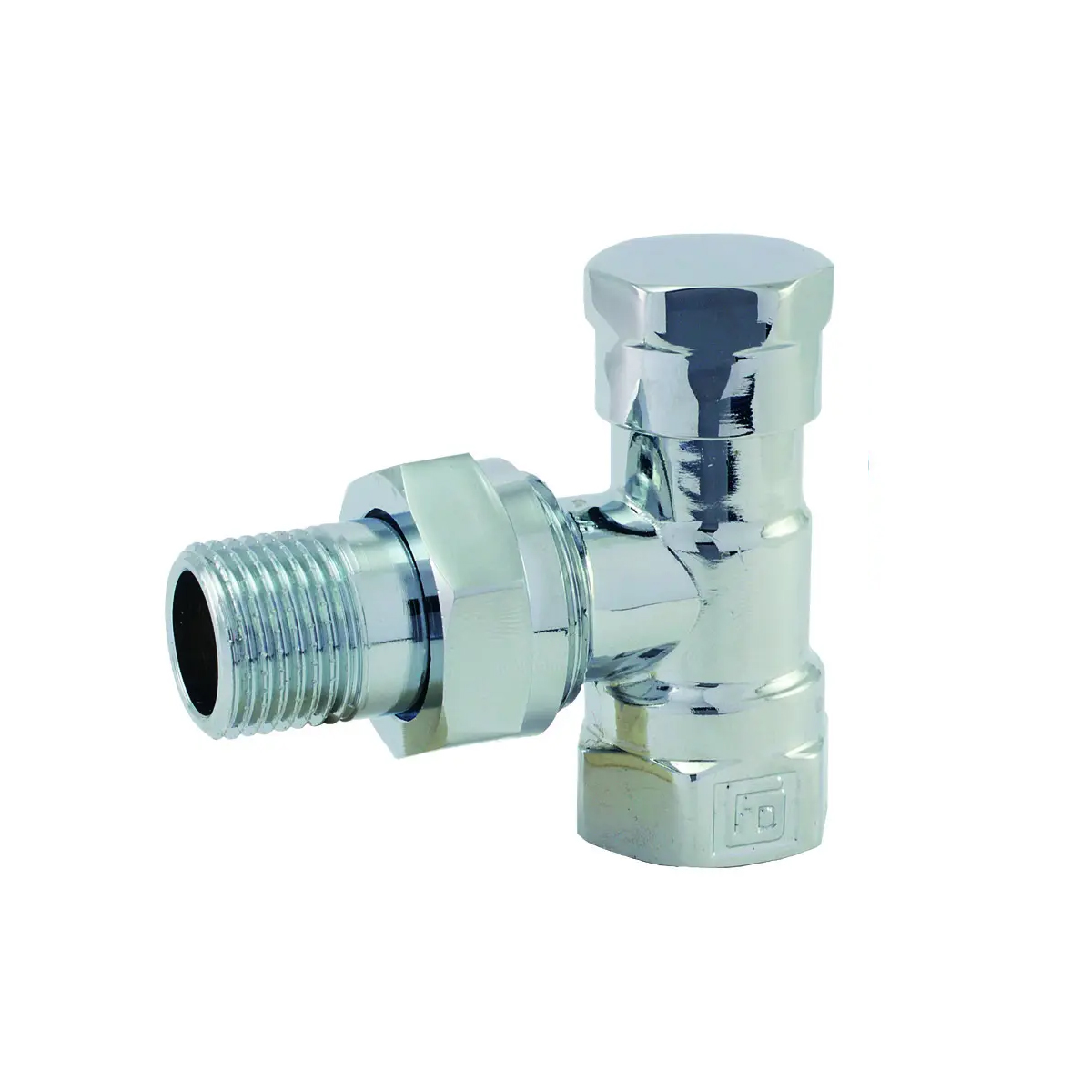 Кран радиаторный Хром FADO 1/2" угловой нижний арт.RC02 Кран радиаторный Хром FADO 1/2" угловой нижний арт.RC02