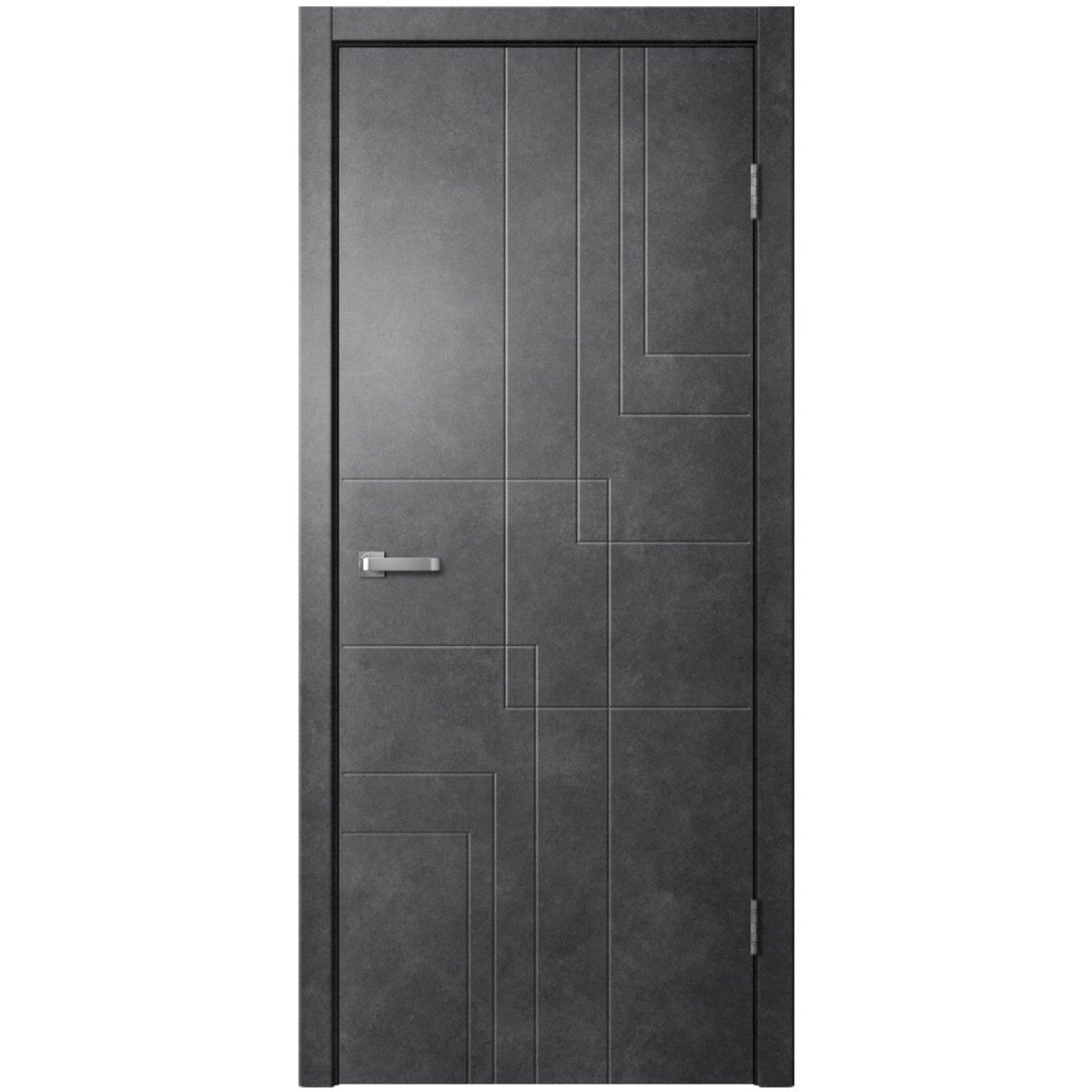 LINE03 Полотно дверное ПВХ бетон темный 600 мм LINE03 Полотно дверное ПВХ бетон темный 600 мм