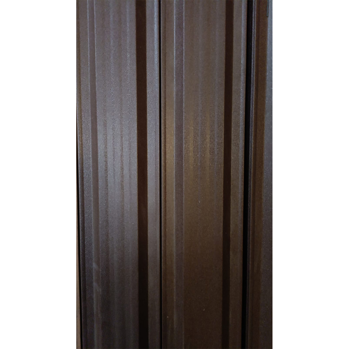 штакетник мет.трапециевидный 0,45х110мм корич. цвет. мат. р