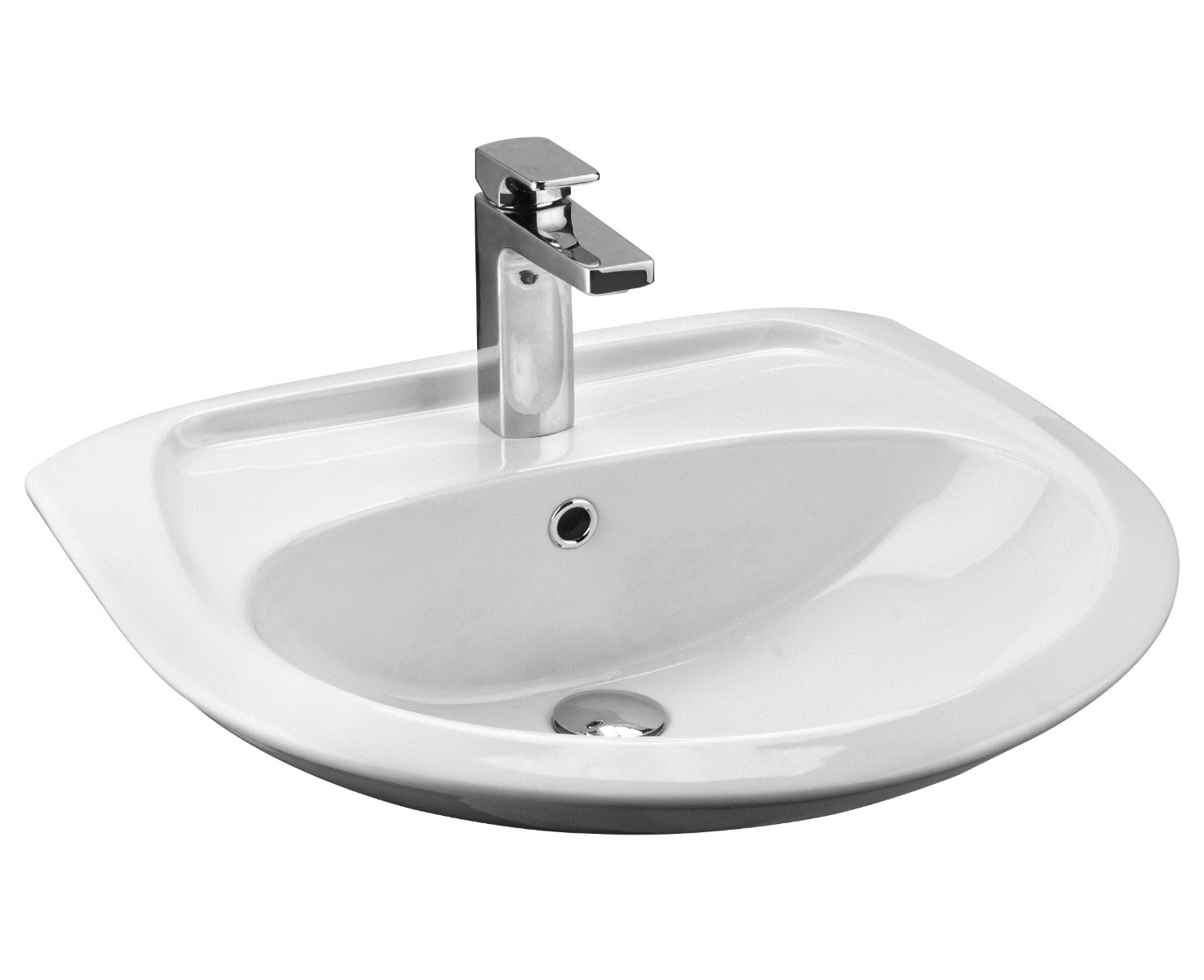 Умывальник Santek Бриз 60 белый,1/ОТВ арт.1WH110466