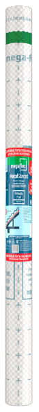 Megaflex Metal Standart (ш 1,5,70 м2) Гидро-пароизоляционная двухслойная пленка с двумя клеевыми Megaflex Metal Standart (ш 1,5,70 м2) Гидро-пароизоляционная двухслойная пленка с двумя клеевыми