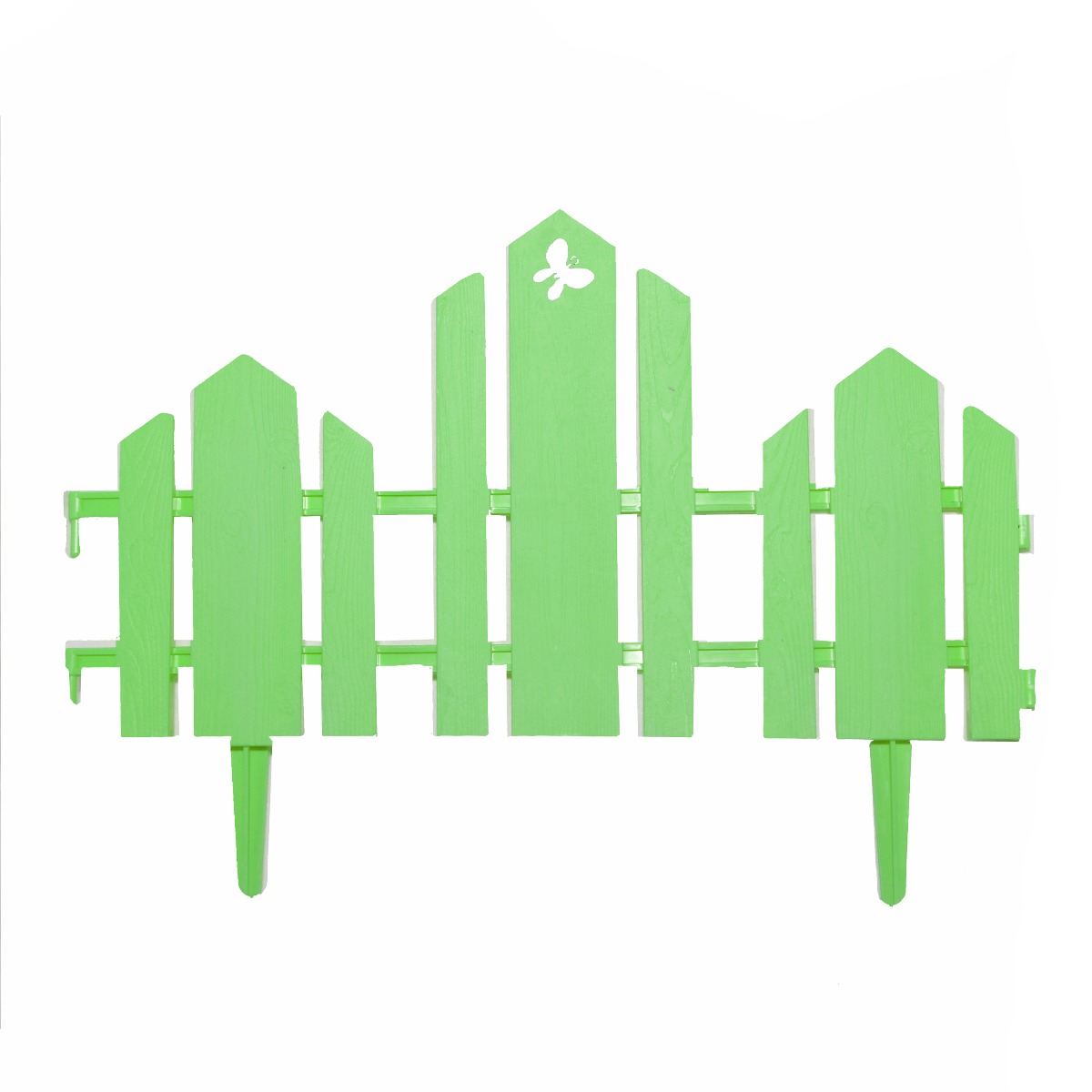 Ограждение садовое Fuleren Домик 0,19м*1,7м салатовый