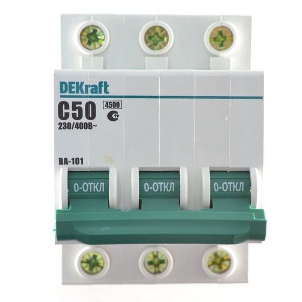 11083 Авт.выкл. 3п 50А ВА101 DEKraft