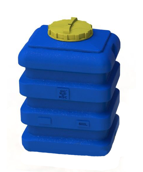 Емкость прямоугольная  500л (860х1260х700) 40-207