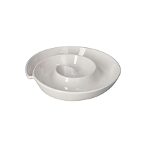 Тарелка десертная DH спираль 23 см фарфор CPK-038