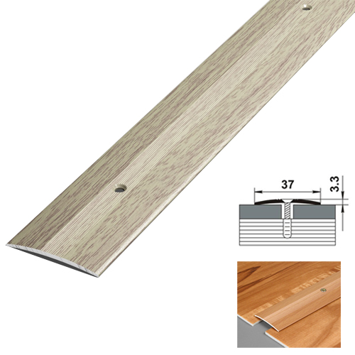 Профиль стыкоперекрывающий ПС 03.900.087 Дуб беленый