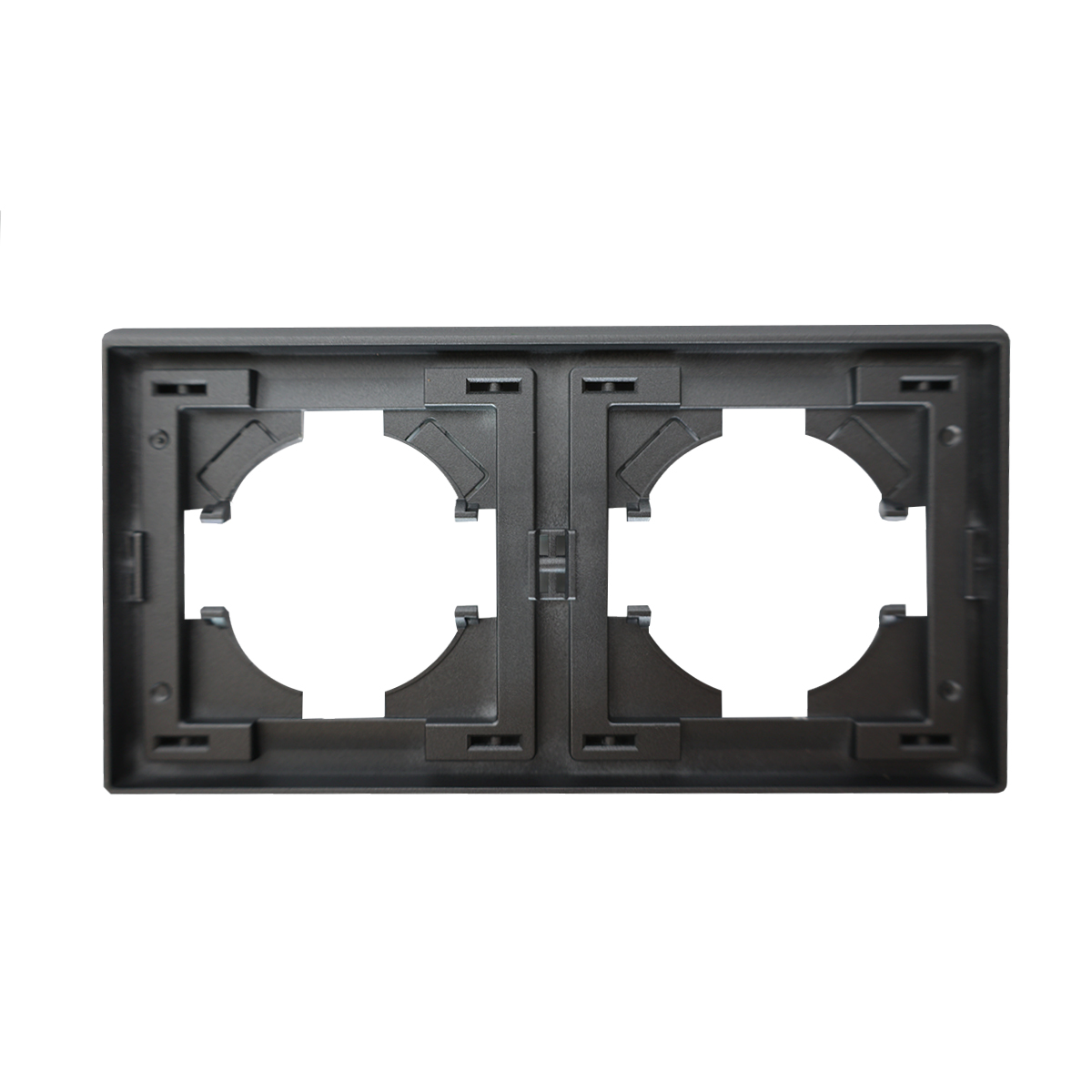 Рамка Brilliant E2-121-1 двойная серый